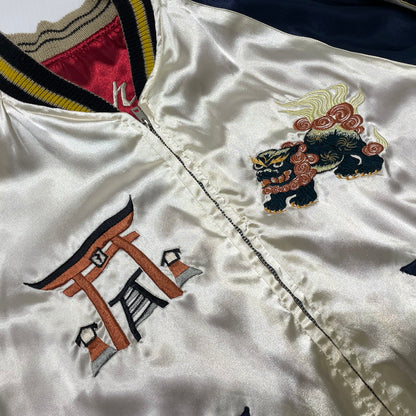 【中古品】【メンズ】 TAYLOR TOYO テーラー東洋 REVERSIBLE SOUVENIR JACKET TT10930 リバーシブル スーベニアジャケット ライトアウター 沖縄 145-260801-yo-02-tei サイズ：M カラー：レッド/ホワイト 万代Net店