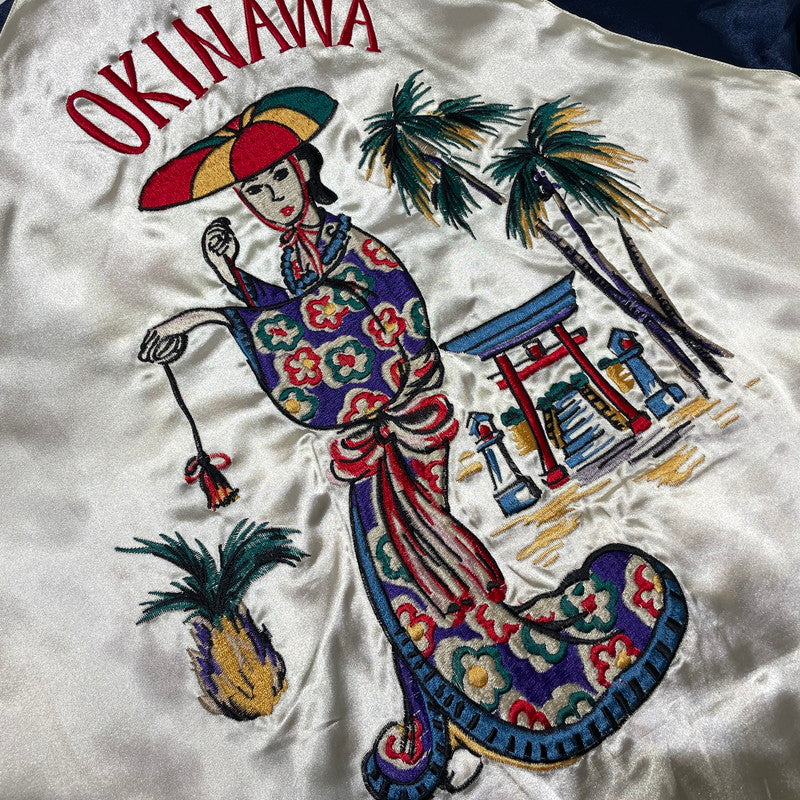 【中古品】【メンズ】 TAYLOR TOYO テーラー東洋 REVERSIBLE SOUVENIR JACKET TT10930 リバーシブル スーベニアジャケット ライトアウター 沖縄 145-260801-yo-02-tei サイズ：M カラー：レッド/ホワイト 万代Net店
