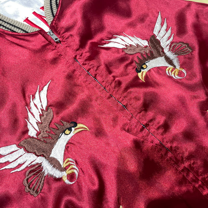 【中古品】【メンズ】 TAYLOR TOYO テーラー東洋 REVERSIBLE SOUVENIR JACKET TT10930 リバーシブル スーベニアジャケット ライトアウター 沖縄 145-260801-yo-02-tei サイズ：M カラー：レッド/ホワイト 万代Net店