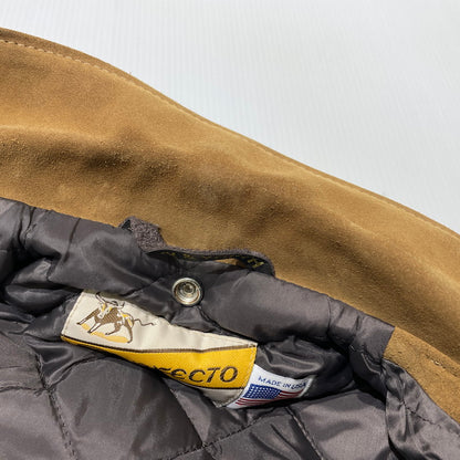 【中古品】【メンズ】 SCHOTT ショット × BEAUTY&YOUTH ビューティーアンドユース 別注 コラボ 613UA SUEDE RIDERS JACKET 7433 スウェード ライダースジャケット アウター 145-260801-yo-03-tei サイズ：36 カラー：ブラウン 万代Net店