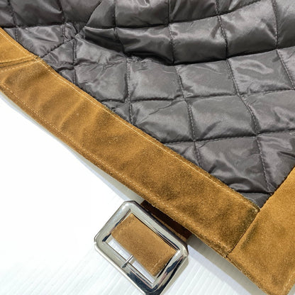 【中古品】【メンズ】 SCHOTT ショット × BEAUTY&YOUTH ビューティーアンドユース 別注 コラボ 613UA SUEDE RIDERS JACKET 7433 スウェード ライダースジャケット アウター 145-260801-yo-03-tei サイズ：36 カラー：ブラウン 万代Net店