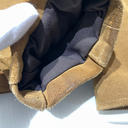 【中古品】【メンズ】 SCHOTT ショット × BEAUTY&YOUTH ビューティーアンドユース 別注 コラボ 613UA SUEDE RIDERS JACKET 7433 スウェード ライダースジャケット アウター 145-260801-yo-03-tei サイズ：36 カラー：ブラウン 万代Net店
