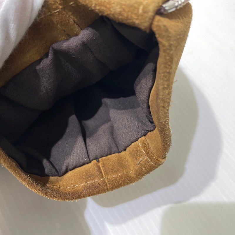 【中古品】【メンズ】 SCHOTT ショット × BEAUTY&YOUTH ビューティーアンドユース 別注 コラボ 613UA SUEDE RIDERS JACKET 7433 スウェード ライダースジャケット アウター 145-260801-yo-03-tei サイズ：36 カラー：ブラウン 万代Net店