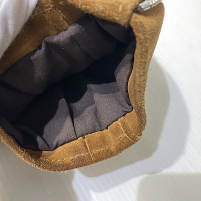 【中古品】【メンズ】 SCHOTT ショット × BEAUTY&YOUTH ビューティーアンドユース 別注 コラボ 613UA SUEDE RIDERS JACKET 7433 スウェード ライダースジャケット アウター 145-260801-yo-03-tei サイズ：36 カラー：ブラウン 万代Net店