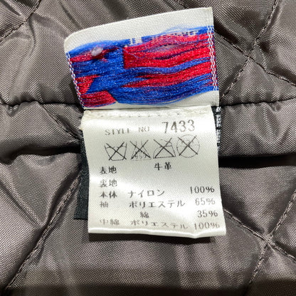 【中古品】【メンズ】 SCHOTT ショット × BEAUTY&YOUTH ビューティーアンドユース 別注 コラボ 613UA SUEDE RIDERS JACKET 7433 スウェード ライダースジャケット アウター 145-260801-yo-03-tei サイズ：36 カラー：ブラウン 万代Net店