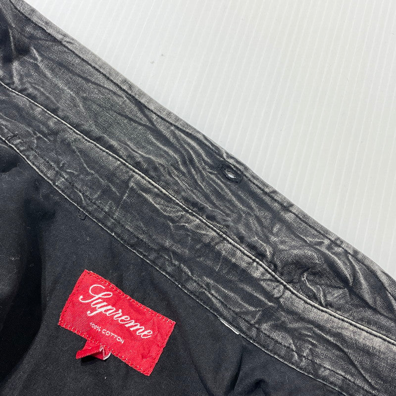 【中古品】【メンズ】 SUPREME シュプリーム 13SS ACID SHIRT アシッド シャツ 半袖 トップス 149-260801-yo-05-tei サイズ：S カラー：ブラック 万代Net店