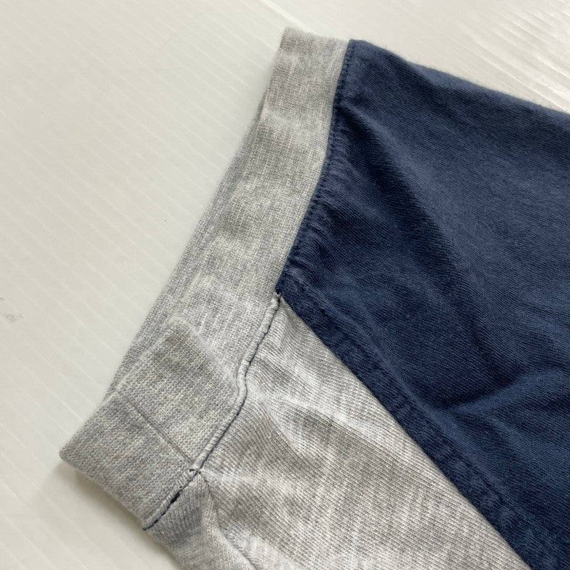 【中古品】【メンズ】 NIKE ナイキ 00's FRONT LOGO TEE 2000年 フロント ロゴ Tシャツ 半袖 トップス 148-260801-sa-17-tei サイズ：S カラー：ネイビー 万代Net店