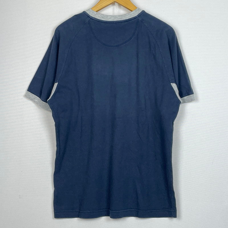 【中古品】【メンズ】 NIKE ナイキ 00's FRONT LOGO TEE 2000年 フロント ロゴ Tシャツ 半袖 トップス 148-260801-sa-17-tei サイズ：S カラー：ネイビー 万代Net店