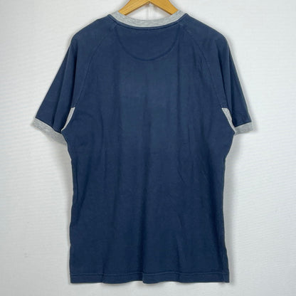 【中古品】【メンズ】 NIKE ナイキ 00's FRONT LOGO TEE 2000年 フロント ロゴ Tシャツ 半袖 トップス 148-260801-sa-17-tei サイズ：S カラー：ネイビー 万代Net店