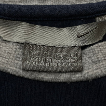 【中古品】【メンズ】 NIKE ナイキ 00's FRONT LOGO TEE 2000年 フロント ロゴ Tシャツ 半袖 トップス 148-260801-sa-17-tei サイズ：S カラー：ネイビー 万代Net店