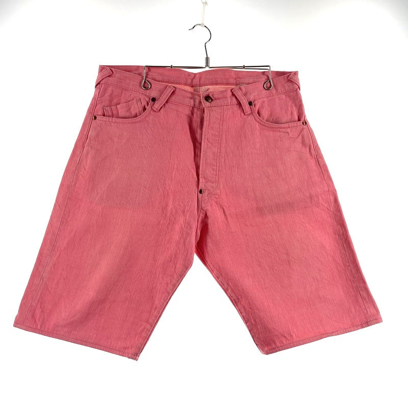 【中古品】【メンズ】 EVISU YAMANE エヴィス ヤマネ LOT.1959 HALF DENIM PANTS ハーフ デニムパンツ ボトムス 156-260801-yo-01-tei サイズ：36×34 カラー：ピンク 万代Net店
