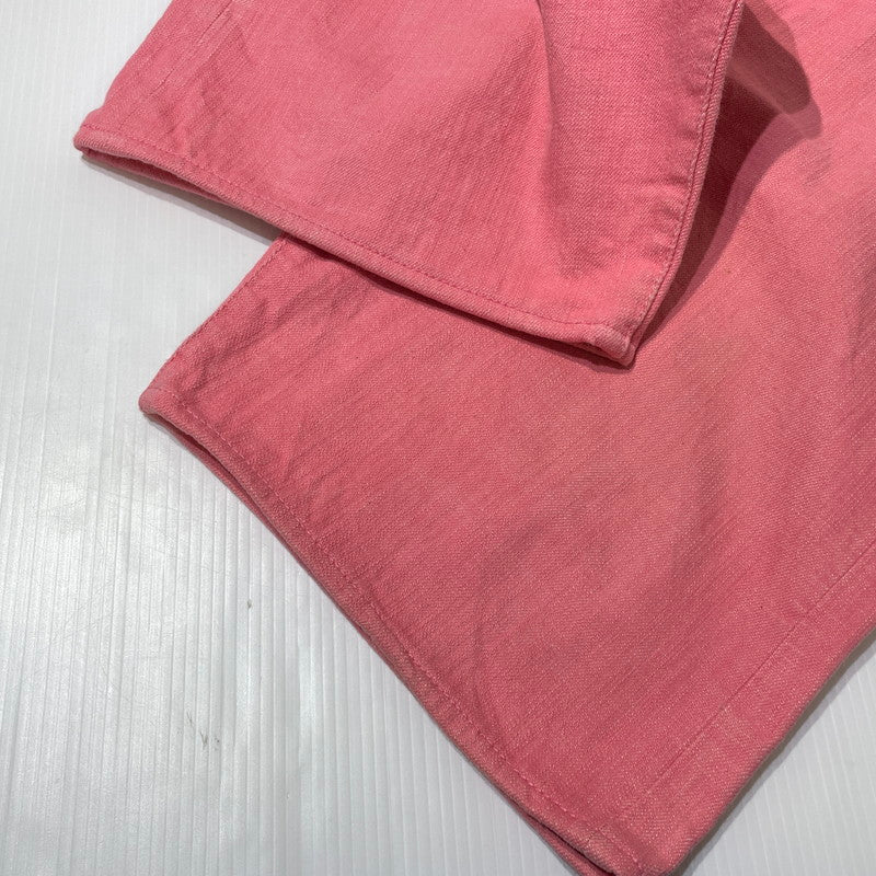 【中古品】【メンズ】 EVISU YAMANE エヴィス ヤマネ LOT.1959 HALF DENIM PANTS ハーフ デニムパンツ ボトムス 156-260801-yo-01-tei サイズ：36×34 カラー：ピンク 万代Net店