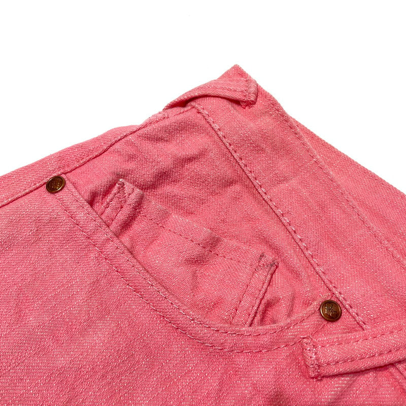 【中古品】【メンズ】 EVISU YAMANE エヴィス ヤマネ LOT.1959 HALF DENIM PANTS ハーフ デニムパンツ ボトムス 156-260801-yo-01-tei サイズ：36×34 カラー：ピンク 万代Net店