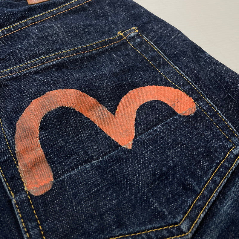 【中古品】【メンズ】 EVISU エヴィス DENIM PANTS LOT.2001 デニム パンツ ボトムス みかんカモメ ジーパン 156-260804-sa-02-tei サイズ：33 カラー：インディゴ 万代Net店