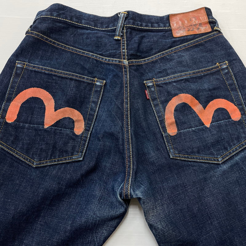 【中古品】【メンズ】 EVISU エヴィス DENIM PANTS LOT.2001 デニム パンツ ボトムス みかんカモメ ジーパン 156-260804-sa-02-tei サイズ：33 カラー：インディゴ 万代Net店