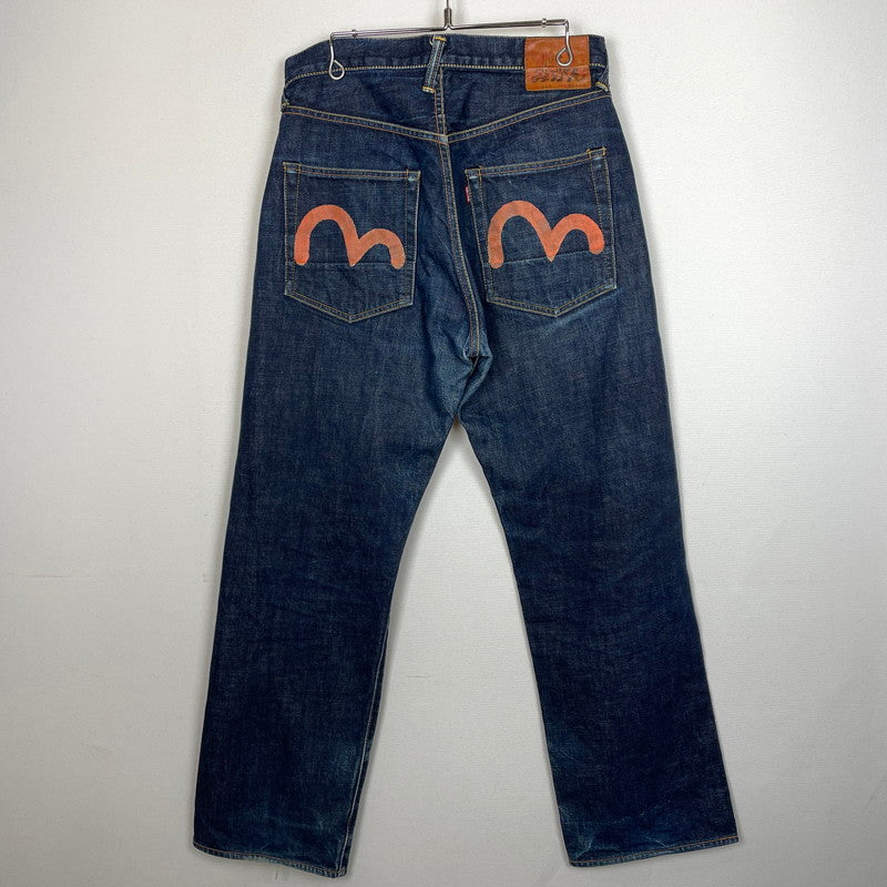 【中古品】【メンズ】 EVISU エヴィス DENIM PANTS LOT.2001 デニム パンツ ボトムス みかんカモメ ジーパン 156-260804-sa-02-tei サイズ：33 カラー：インディゴ 万代Net店