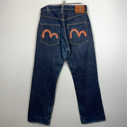 【中古品】【メンズ】 EVISU エヴィス DENIM PANTS LOT.2001 デニム パンツ ボトムス みかんカモメ ジーパン 156-260804-sa-02-tei サイズ：33 カラー：インディゴ 万代Net店