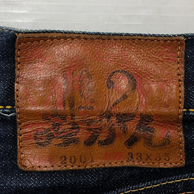 【中古品】【メンズ】 EVISU エヴィス DENIM PANTS LOT.2001 デニム パンツ ボトムス みかんカモメ ジーパン 156-260804-sa-02-tei サイズ：33 カラー：インディゴ 万代Net店