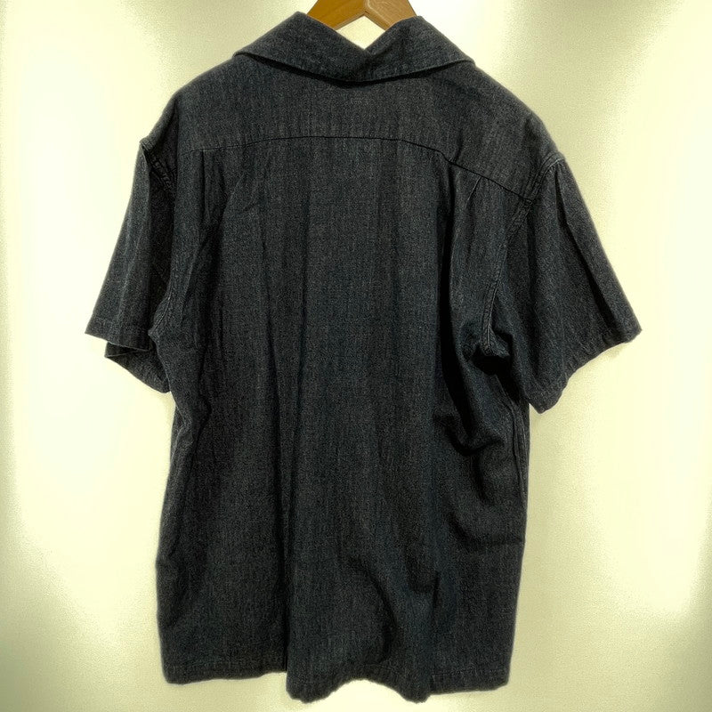 【中古品】【メンズ】 YMANE ヤマネ オープンカラー デニムシャツ 開襟シャツ "かもめ" エヴィスジャパン 145-260818-nm-84-tei サイズ：38 万代Net店