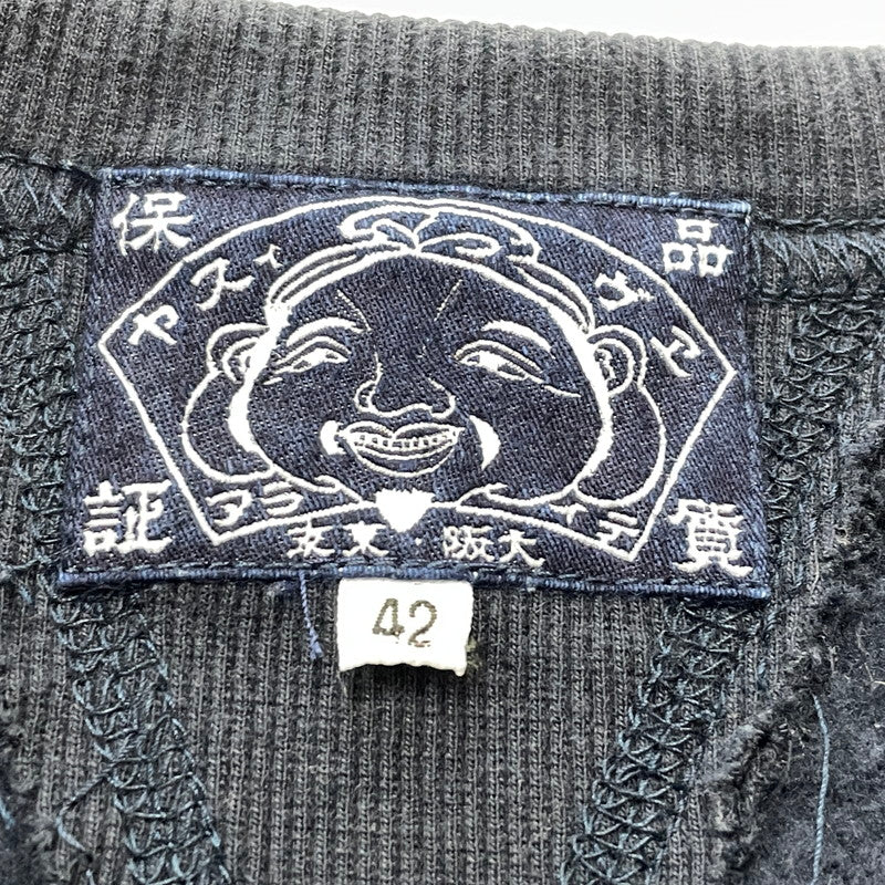 【中古品】【メンズ】 EVISU エビス DOCKING DENIM S/S SWEAT ドッキング デニム ショートスリーブ スウェット 半袖 トップス 145-260804-sa-10-tei サイズ：42 カラー：インディゴ 万代Net店