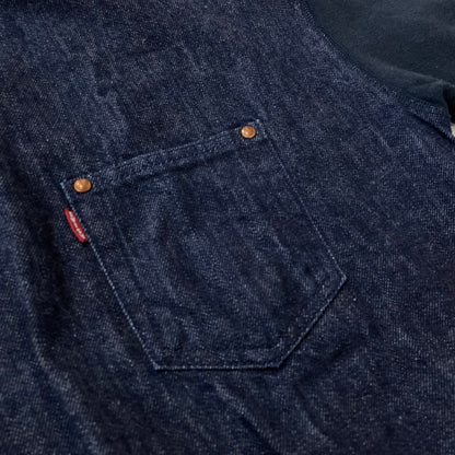 【中古品】【メンズ】 EVISU エビス DOCKING DENIM S/S SWEAT ドッキング デニム ショートスリーブ スウェット 半袖 トップス 145-260804-sa-10-tei サイズ：42 カラー：インディゴ 万代Net店