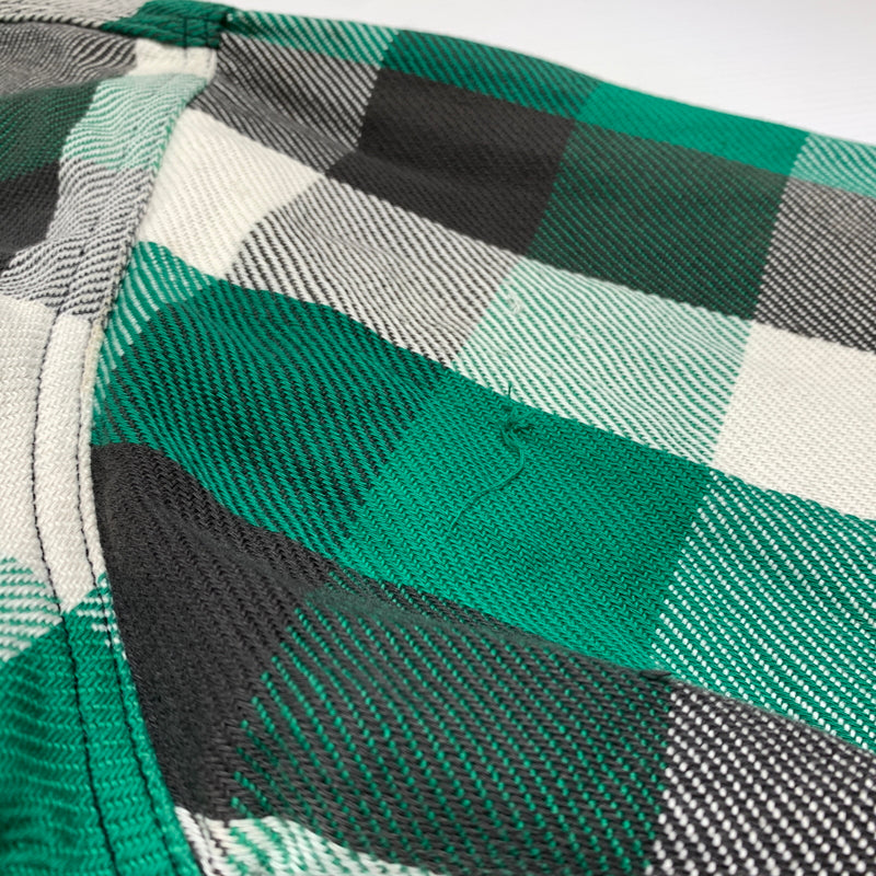 【現状渡し品】【メンズ】 Frostproof フロストプルーフ HEAVY FLANNEL L/S SHIRT VINTAGE ヘヴィー フランネル ロングスリーブ シャツ 長袖 トップス ヴィンテージ 145-260802-ko-05-tei サイズ：XL カラー：グリーン 万代Net店