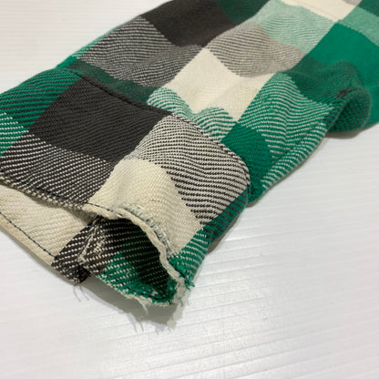 【現状渡し品】【メンズ】 Frostproof フロストプルーフ HEAVY FLANNEL L/S SHIRT VINTAGE ヘヴィー フランネル ロングスリーブ シャツ 長袖 トップス ヴィンテージ 145-260802-ko-05-tei サイズ：XL カラー：グリーン 万代Net店