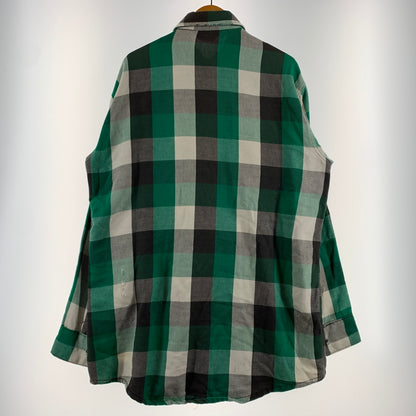 【現状渡し品】【メンズ】 Frostproof フロストプルーフ HEAVY FLANNEL L/S SHIRT VINTAGE ヘヴィー フランネル ロングスリーブ シャツ 長袖 トップス ヴィンテージ 145-260802-ko-05-tei サイズ：XL カラー：グリーン 万代Net店