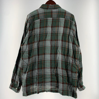 【現状渡し品】【メンズ】 Mac Phergus マックファーガス RAYON L/S CHECK SHIRT VINTAGE レーヨン ロングスリーブ チェック シャツ 長袖 トップス ラグジュアリー フランネル ヴィンテージ 145-260802-ko-04-tei サイズ：XL カラー：グリーン 万代Net店