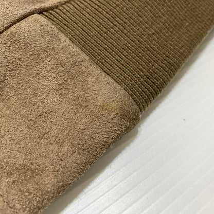 【現状渡し品】【メンズ】 POLO RALPH LAUREN ポロ・ラルフローレン SUEDE LEATHER SWING-TOP JACKET スエード レザー スイングトップ ジャケット アウター 145-260802-ko-07-tei サイズ：M カラー：ベージュ 万代Net店