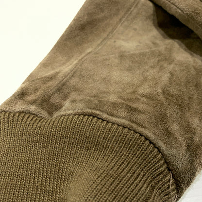 【現状渡し品】【メンズ】 POLO RALPH LAUREN ポロ・ラルフローレン SUEDE LEATHER SWING-TOP JACKET スエード レザー スイングトップ ジャケット アウター 145-260802-ko-07-tei サイズ：M カラー：ベージュ 万代Net店
