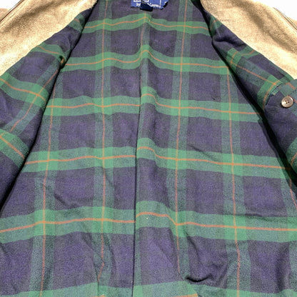 【現状渡し品】【メンズ】 POLO RALPH LAUREN ポロ・ラルフローレン SUEDE LEATHER SWING-TOP JACKET スエード レザー スイングトップ ジャケット アウター 145-260802-ko-07-tei サイズ：M カラー：ベージュ 万代Net店