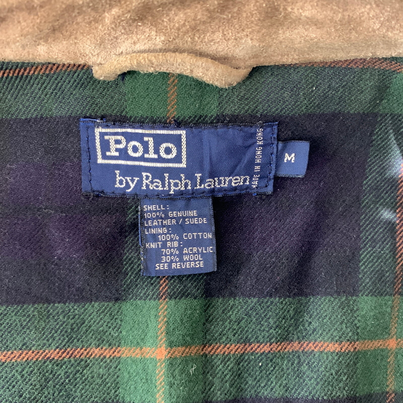 【現状渡し品】【メンズ】 POLO RALPH LAUREN ポロ・ラルフローレン SUEDE LEATHER SWING-TOP JACKET スエード レザー スイングトップ ジャケット アウター 145-260802-ko-07-tei サイズ：M カラー：ベージュ 万代Net店