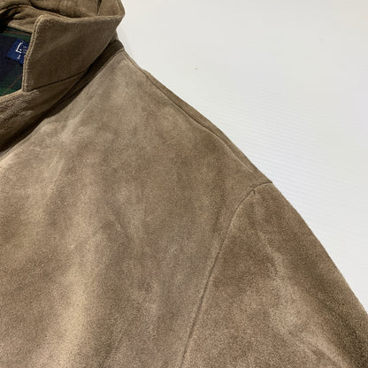 【現状渡し品】【メンズ】 POLO RALPH LAUREN ポロ・ラルフローレン SUEDE LEATHER SWING-TOP JACKET スエード レザー スイングトップ ジャケット アウター 145-260802-ko-07-tei サイズ：M カラー：ベージュ 万代Net店