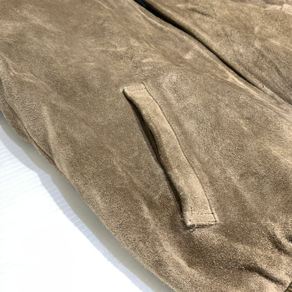 【現状渡し品】【メンズ】 POLO RALPH LAUREN ポロ・ラルフローレン SUEDE LEATHER SWING-TOP JACKET スエード レザー スイングトップ ジャケット アウター 145-260802-ko-07-tei サイズ：M カラー：ベージュ 万代Net店
