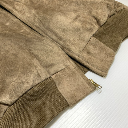 【現状渡し品】【メンズ】 POLO RALPH LAUREN ポロ・ラルフローレン SUEDE LEATHER SWING-TOP JACKET スエード レザー スイングトップ ジャケット アウター 145-260802-ko-07-tei サイズ：M カラー：ベージュ 万代Net店