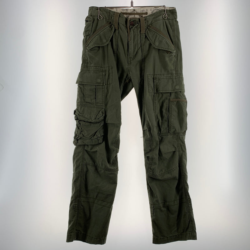 【中古品】【メンズ】 POLO RALPH LAUREN ポロ・ラルフローレン MODERN FIT CARGO PANTS モダンフィット カーゴパンツ ボトムス ミリタリーパンツ 156-260802-ko-12-tei サイズ：30 カラー：カーキ 万代Net店