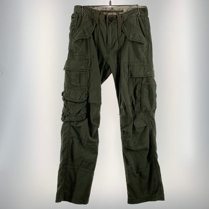 【中古品】【メンズ】 POLO RALPH LAUREN ポロ・ラルフローレン MODERN FIT CARGO PANTS モダンフィット カーゴパンツ ボトムス ミリタリーパンツ 156-260802-ko-12-tei サイズ：30 カラー：カーキ 万代Net店