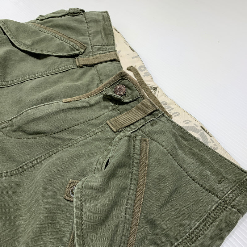 【中古品】【メンズ】 POLO RALPH LAUREN ポロ・ラルフローレン MODERN FIT CARGO PANTS モダンフィット カーゴパンツ ボトムス ミリタリーパンツ 156-260802-ko-12-tei サイズ：30 カラー：カーキ 万代Net店
