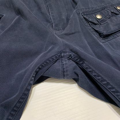 【現状渡し品】【メンズ】 POLO RALPH LAUREN ポロ・ラルフローレン MULTI POCKET CARGO PANTS マルチポケット カーゴパンツ ボトムス ワークパンツ 156-260802-ko-09-tei サイズ：36 カラー：ネイビー 万代Net店
