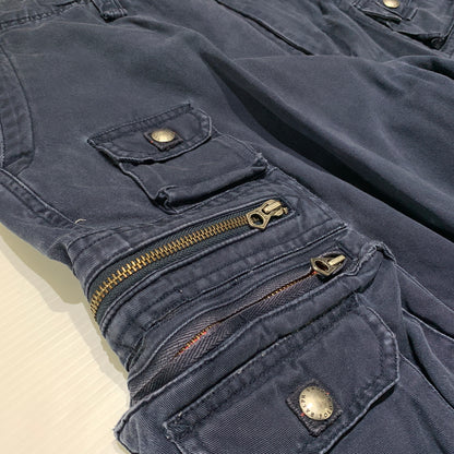 【現状渡し品】【メンズ】 POLO RALPH LAUREN ポロ・ラルフローレン MULTI POCKET CARGO PANTS マルチポケット カーゴパンツ ボトムス ワークパンツ 156-260802-ko-09-tei サイズ：36 カラー：ネイビー 万代Net店