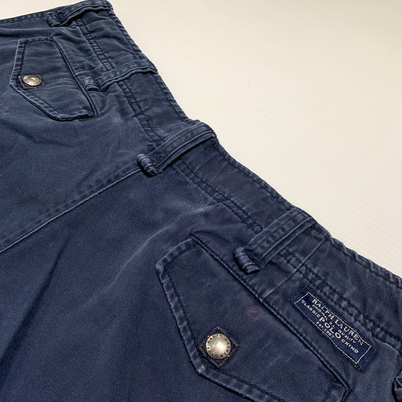 【現状渡し品】【メンズ】 POLO RALPH LAUREN ポロ・ラルフローレン MULTI POCKET CARGO PANTS マルチポケット カーゴパンツ ボトムス ワークパンツ 156-260802-ko-09-tei サイズ：36 カラー：ネイビー 万代Net店
