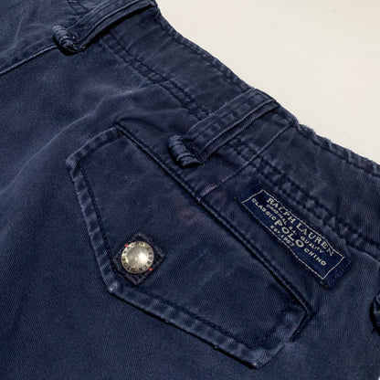 【現状渡し品】【メンズ】 POLO RALPH LAUREN ポロ・ラルフローレン MULTI POCKET CARGO PANTS マルチポケット カーゴパンツ ボトムス ワークパンツ 156-260802-ko-09-tei サイズ：36 カラー：ネイビー 万代Net店