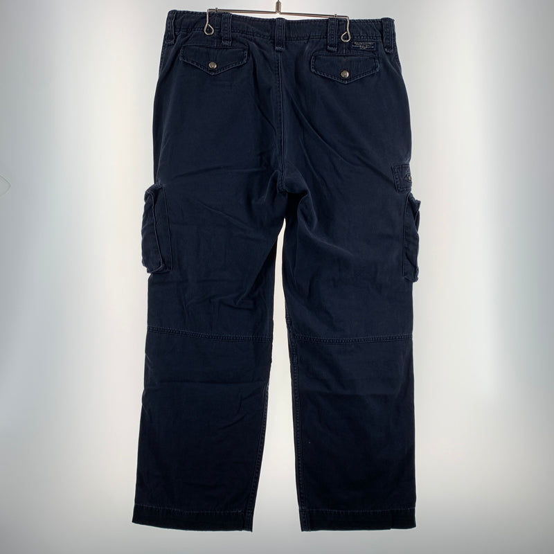 【現状渡し品】【メンズ】 POLO RALPH LAUREN ポロ・ラルフローレン MULTI POCKET CARGO PANTS マルチポケット カーゴパンツ ボトムス ワークパンツ 156-260802-ko-09-tei サイズ：36 カラー：ネイビー 万代Net店
