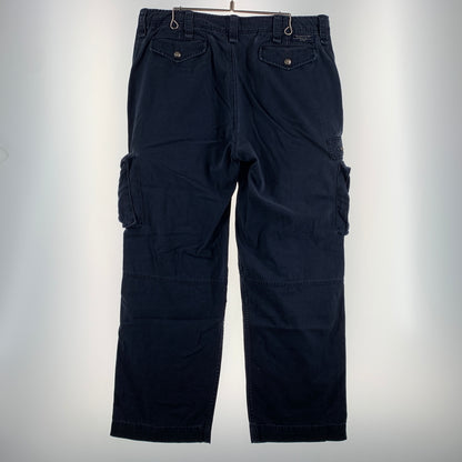 【現状渡し品】【メンズ】 POLO RALPH LAUREN ポロ・ラルフローレン MULTI POCKET CARGO PANTS マルチポケット カーゴパンツ ボトムス ワークパンツ 156-260802-ko-09-tei サイズ：36 カラー：ネイビー 万代Net店