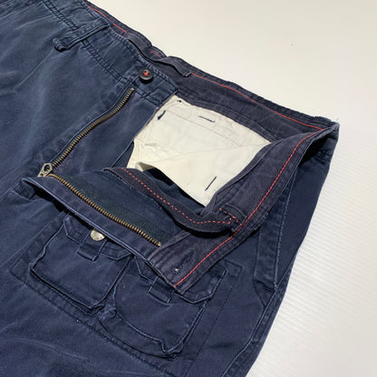 【現状渡し品】【メンズ】 POLO RALPH LAUREN ポロ・ラルフローレン MULTI POCKET CARGO PANTS マルチポケット カーゴパンツ ボトムス ワークパンツ 156-260802-ko-09-tei サイズ：36 カラー：ネイビー 万代Net店
