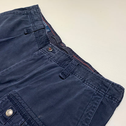 【現状渡し品】【メンズ】 POLO RALPH LAUREN ポロ・ラルフローレン MULTI POCKET CARGO PANTS マルチポケット カーゴパンツ ボトムス ワークパンツ 156-260802-ko-09-tei サイズ：36 カラー：ネイビー 万代Net店