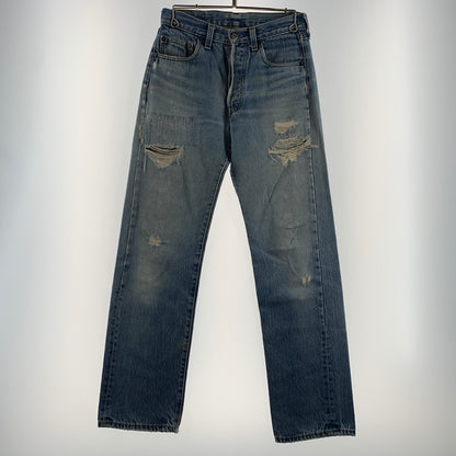 【現状渡し品】【メンズ】 Levi's リーバイス 501 DENIM PANTS VINTAGE デニムパンツ ボトムス ジーンズ ボタン裏 刻印524 ヴィンテージ 156-260802-ko-13-tei サイズ：不明 カラー：インディゴ 万代Net店