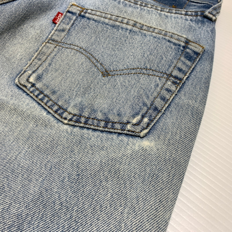 【現状渡し品】【メンズ】 Levi's リーバイス 501 DENIM PANTS VINTAGE デニムパンツ ボトムス ジーンズ ボタン裏 刻印524 ヴィンテージ 156-260802-ko-13-tei サイズ：不明 カラー：インディゴ 万代Net店