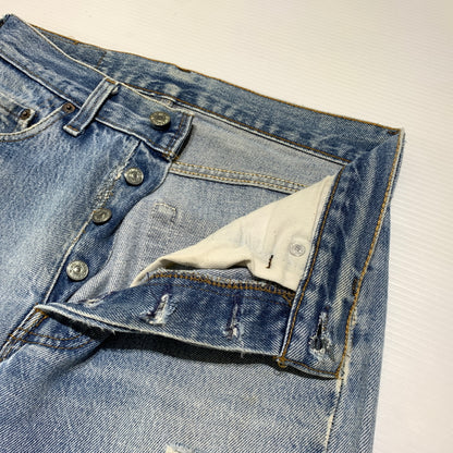 【現状渡し品】【メンズ】 Levi's リーバイス 501 DENIM PANTS VINTAGE デニムパンツ ボトムス ジーンズ ボタン裏 刻印524 ヴィンテージ 156-260802-ko-13-tei サイズ：不明 カラー：インディゴ 万代Net店
